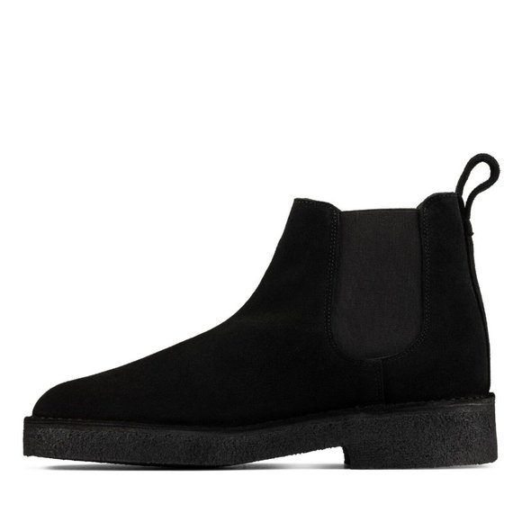 Clarks(R) DesertChelsea2 Black Suede Boot main image 9